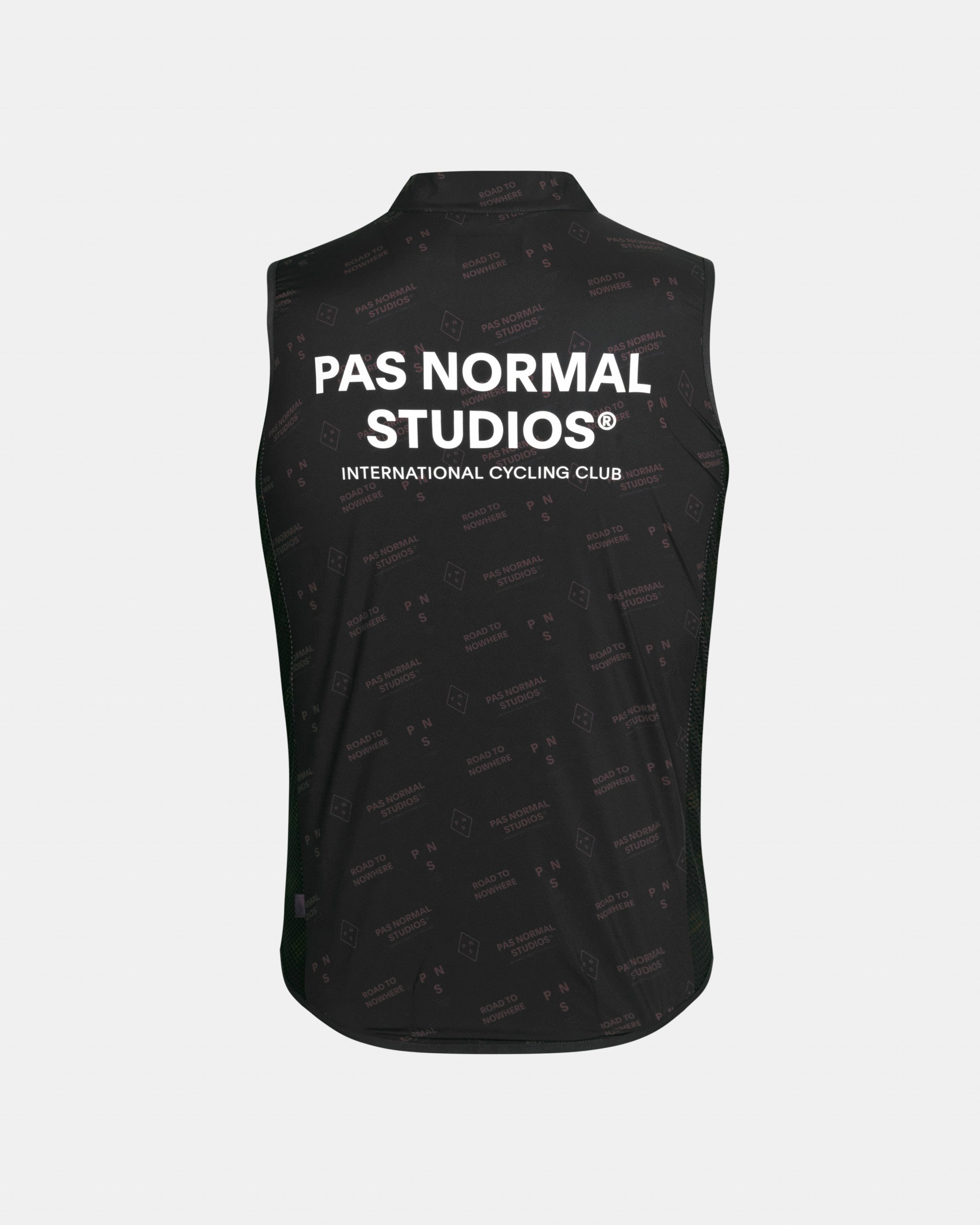 Pas Normal Studios Late Drop Stow Away Gilet SS23 Black Contrast M